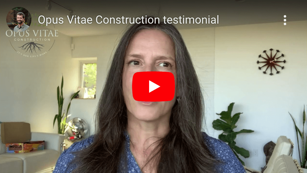 headshot of construction project client that links to youtube video